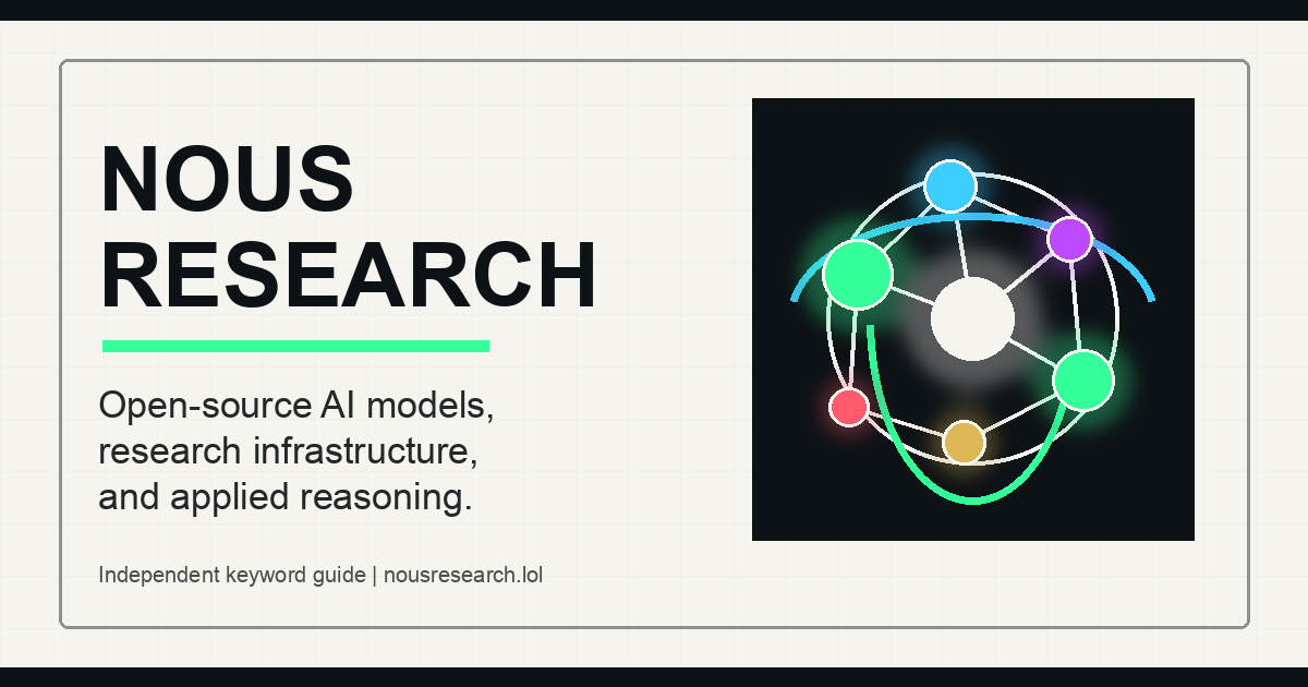 Abstract network graphic for Nous Research